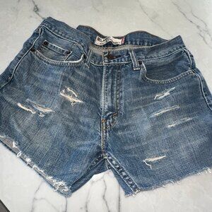 LEVI’S 559™ Relaxed Straight Distressed Cutoff Denim Shorts